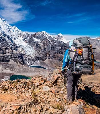 Trekking in the Nevado Alpamayo